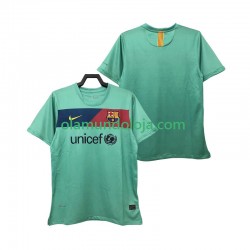 Camisola FC Barcelona Retro Homem Equipamento Segundo 2011 2010 Manga Curta